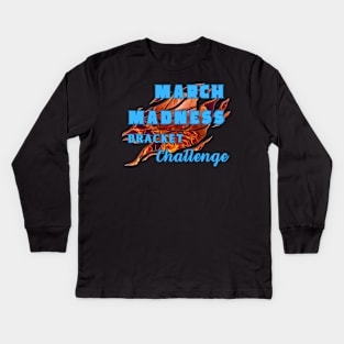 March Madness Bracket Challenge Kids Long Sleeve T-Shirt